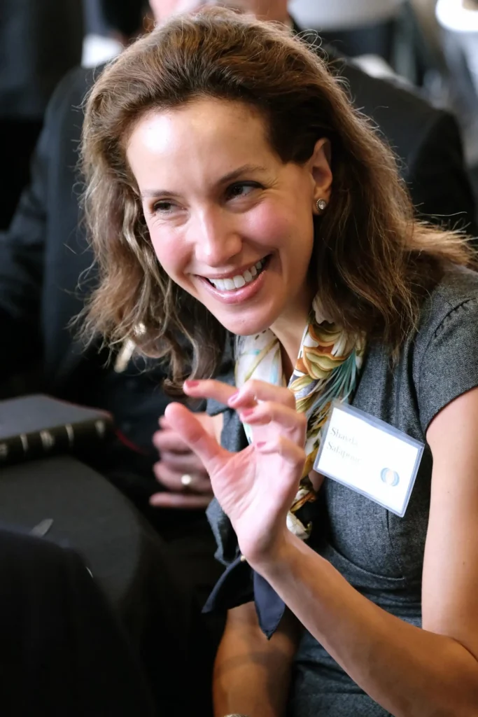 Council of religious Leaders, woman discussing a point